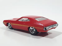 2011 Hot Wheels '72 Ford Gran Torino Sport Red Die Cast Toy Muscle Car Vehicle