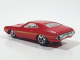 2011 Hot Wheels '72 Ford Gran Torino Sport Red Die Cast Toy Muscle Car Vehicle