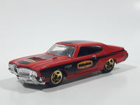 2009 Hot Wheels '70 Buick GSX Red Die Cast Toy Car Vehicle