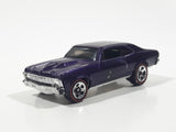 2006 Hot Wheels Red Line '68 Nova Metalflake Purple Die Cast Toy Car Vehicle