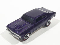 2006 Hot Wheels Red Line '68 Nova Metalflake Purple Die Cast Toy Car Vehicle