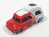 2020 Hot Wheels Tooned RV There Yet Red and White Die Cast Toy Car Vehicle