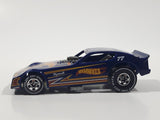 2011 Hot Wheels The Hot Ones '77 Plymouth Arrow Funny Car Dark Blue Die Cast Toy Car Vehicle with Lift Up Body