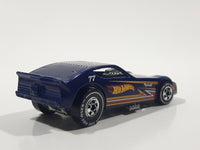 2011 Hot Wheels The Hot Ones '77 Plymouth Arrow Funny Car Dark Blue Die Cast Toy Car Vehicle with Lift Up Body