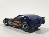 2011 Hot Wheels The Hot Ones '77 Plymouth Arrow Funny Car Dark Blue Die Cast Toy Car Vehicle with Lift Up Body