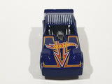 2011 Hot Wheels The Hot Ones '77 Plymouth Arrow Funny Car Dark Blue Die Cast Toy Car Vehicle with Lift Up Body