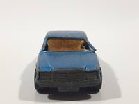 Vintage 1979 Lesney Matchbox Superfast No. 56 Mercedes 450 SEL Blue Die Cast Toy Car Vehicle with Opening Doors Busted Windshield