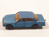 Vintage 1979 Lesney Matchbox Superfast No. 56 Mercedes 450 SEL Blue Die Cast Toy Car Vehicle with Opening Doors Busted Windshield