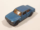 Vintage 1979 Lesney Matchbox Superfast No. 56 Mercedes 450 SEL Blue Die Cast Toy Car Vehicle with Opening Doors Busted Windshield