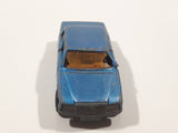 Vintage 1979 Lesney Matchbox Superfast No. 56 Mercedes 450 SEL Blue Die Cast Toy Car Vehicle with Opening Doors Busted Windshield