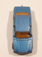 Vintage 1979 Lesney Matchbox Superfast No. 56 Mercedes 450 SEL Blue Die Cast Toy Car Vehicle with Opening Doors Busted Windshield