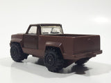Vintage 1978 Tonka Pickup Truck Brown Pressed Steel Die Cast Toy Car Vehicle Made in Mexico