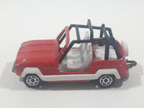 Vintage Majorette No. 252 JP4 Red 1:47 Scale Die Cast Toy Car Vehicle Made in France