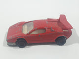 Vintage Majorette No. 237 Lamborghini Countach Red 1/56 Scale Die Cast Toy Car Vehicle