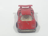 Vintage Majorette No. 237 Lamborghini Countach Red 1/56 Scale Die Cast Toy Car Vehicle