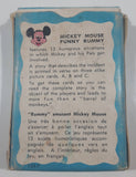 Vintage Russell Card Games Walt Disney Productions Mickey Mouse Funny Rummy Laughs Galore Card Game 49 Cards