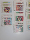 Vintage Russell Card Games Walt Disney Productions Mickey Mouse Funny Rummy Laughs Galore Card Game 49 Cards