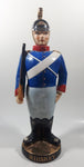 Vintage Whiskey Soldier 13" Tall Embossed Decanter Bottle