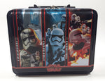 Star Wars The Force Awakens The First Order Captain Phasma, Stormtrooper, Flametrooper Tin Metal Lunch Box