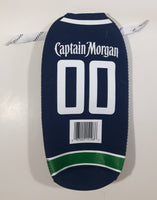 Captain Morgan Rum Vancouver Canucks NHL Ice Hockey Themed Hockey Skate Style Lace Up Beer Bottle Koozie