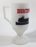 Vintage Boomtown Casino and R.V. Park Reno Nevada 5 1/2" Tall Pedestal Milk Glass Mug Cup