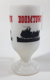 Vintage Boomtown Casino and R.V. Park Reno Nevada 5 1/2" Tall Pedestal Milk Glass Mug Cup