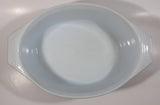 Vintage Pyrex 045 Olive Green White Spring Blossom Crazy Daisy Floral Pattern 2 1/2 Qt Casserole Dish Made in U.S.A. No Lid