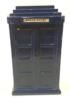 Doctor Who Tardis Police Call Box Wooden 8" Tall Coin Bank
