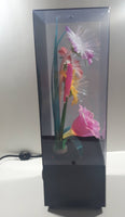 Vintage Fiber Optics Windup Musical Box Fiber Optics Flower Light 14 1/2" Tall