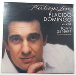 1981 CBS Placido Domingo with John Denver Perhaps Love, Annie's Song 12" Vinyl Record