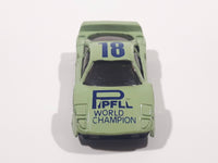 Unknown Brand "Pipfll World Champion" #18 Light Green Mint Die Cast Toy Car Vehicle
