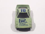 Unknown Brand "Pipfll World Champion" #18 Light Green Mint Die Cast Toy Car Vehicle