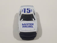 Unknown Brand "Master Racing" White Die Cast Toy Car Vehicle