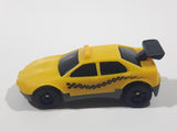 1997 Hot Wheels McDonald's Taxi Plastic Body Yellow Die Cast Toy Car Vehicle McDonald's Happy Meal