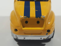 Jada Dub City Big Time Muscle Semi Tractor Truck Yellow Die Cast Toy Car Vehicle Busted Up