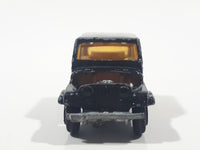 Vintage Yatming No. 1062 Jeep CJ-7 Black Die Cast Toy Car Vehicle Missing Hood