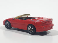 1995 Hot Wheels Camaro Convertible Red Die Cast Toy Car Vehicle 5SP