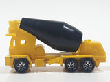 1995 Hot Wheels Oshkosh Cement Mixer Yellow & Black Die Cast Toy Truck Construction Vehicle