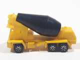 1995 Hot Wheels Oshkosh Cement Mixer Yellow & Black Die Cast Toy Truck Construction Vehicle