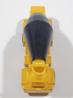 1995 Hot Wheels Oshkosh Cement Mixer Yellow & Black Die Cast Toy Truck Construction Vehicle