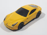 2014 Hot Wheels HW City - Speed Team Ferrari F12 Berlinetta Yellow Die Cast Toy Car Vehicle