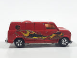 Vintage Unknown Brand Van Red Die Cast Toy Car Vehicle Made in Hong Kong