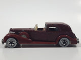 1983 Hot Wheels '35 Classic Caddy Cadillac Maroon Die Cast Toy Car Vehicle