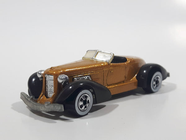 1983 Hot Wheels Auburn 852 Metalflake Gold Die Cast Toy Car Vehicle - WW - Malaysia