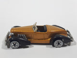 1983 Hot Wheels Auburn 852 Metalflake Gold Die Cast Toy Car Vehicle - WW - Malaysia