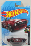 2021 Hot Wheels HW Race Day Triumph TR6 Metalflake Dark Red Die Cast Toy Car Vehicle New in Package