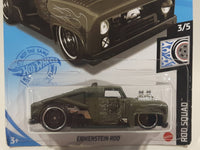 2021 Hot Wheels Rod Squad Erikenstein Rod Matte Dark Olive Green Die Cast Toy Car Vehicle New in Package