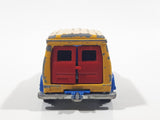 Vintage Majorette No. 279 / 234 Fourgon Van Elephant Reserve Yellow Blue 1/65 Scale Die Cast Toy Car Vehicle with Opening Rear Doors