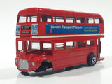 Vintage Corgi Routemaster Double Decker Bus London Transport Museum Red Die Cast Toy Car Vehicle Missing a Wheel