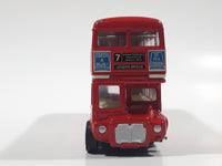 Vintage Corgi Routemaster Double Decker Bus London Transport Museum Red Die Cast Toy Car Vehicle Missing a Wheel